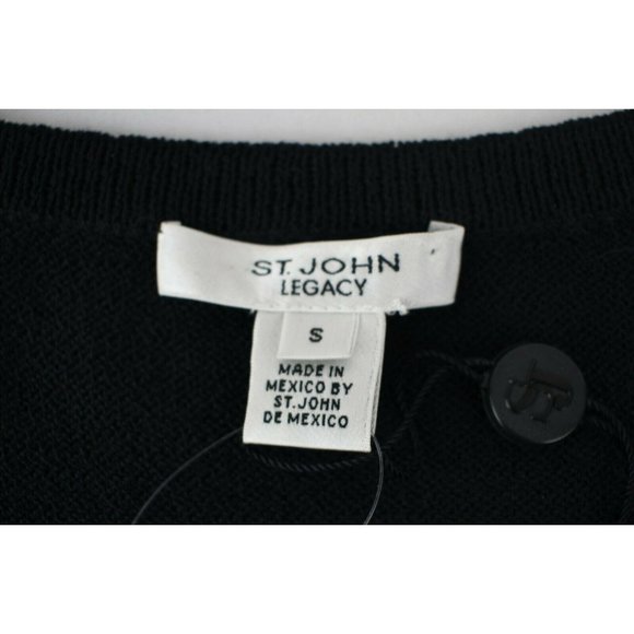 St. John Santana Knit Shell Top Sleeveless Medium Vintage - Picture 8 of 12